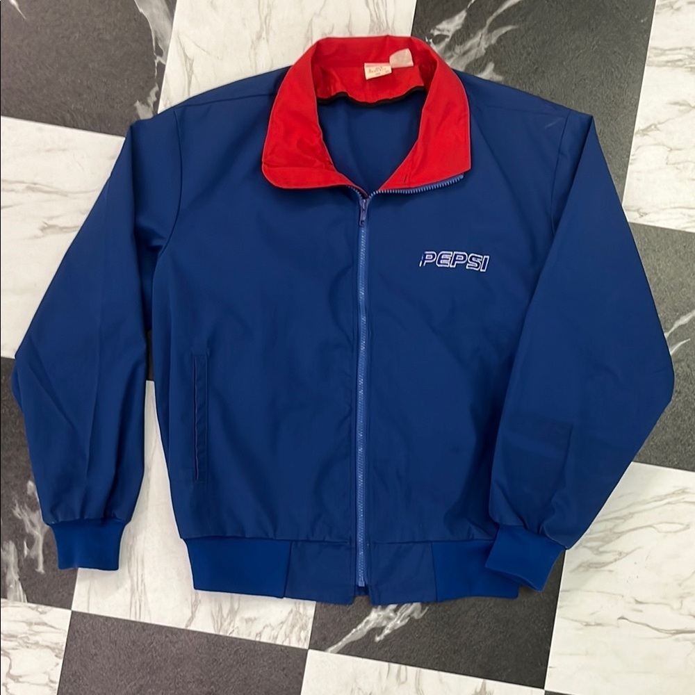 Vintage UNITOG Pepsi Windbreaker Jacket Size 44